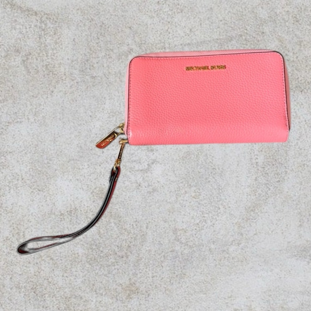 Michael Kors Pink Wristlet Wallet